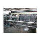 Galvanized Or PVC Double Twist 80 x 100mm Gabion Machine For 4.0mm Iron Wire