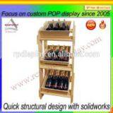 Wooden Retail Store Bottle Display Rack thumbnail-2