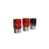 Custom Black and Red Date Self Inking Rubber Stamps, College Stamp, Logo Stamp thumbnail-1