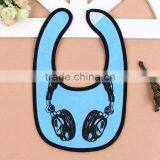 Wateproof Double Sided Design Baby Bib 100% Cotton Organic Bib thumbnail-2