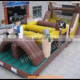 China Factory Directly Sell Inflatable Pirate Obstacle Course , Kids Obstacle Course Equipment