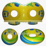 inflatable double pool floating water tube