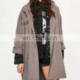 China Supplier OEM Winter 's Coat for Women Ladies Parka Coats With Embroidery Sequin Pattern thumbnail-2