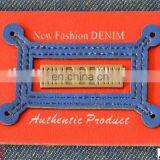 Custom Embroidery PU Jeans Patch