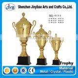 Fancy Quality Custom Logo Metal Golden Trophy Cup With Ears thumbnail-2