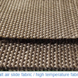 Polyester textile air slide fabric 4-8mm thickness, width 260mm used in bulky powder transport