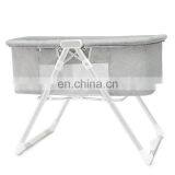 2 in 1 Lightweight Travel Cradle Detachable & Washable Mattress Rocking Bassinet Portable Crib for Newborn Baby thumbnail-4