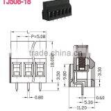 China 10A 5.08 Screw Terminal Block Screw Clamp Terminal Blocks for Generators thumbnail-2