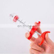 Sale Turkey Brush Brine Saline BBQ Stainless Steel Kit Plastic Marinade Meat Injector Syringe thumbnail-4