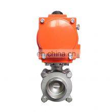 COVNA DN50 2 Inch 2 Way 3 PCS 1000 WOG 316 Stainless Steel Pneumatic Actuated Butt Weld Ball Valve thumbnail-4