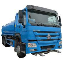 Sinotruk Howo 6x4 336hp 371hp 25m3 25000 Liters Water Sprayer Sprinkler Tank Truck thumbnail-1