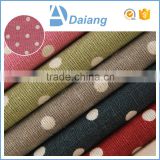 wholesale stock high quality dots cotton printed polyester /cotton calico printing fabric for bag made in china