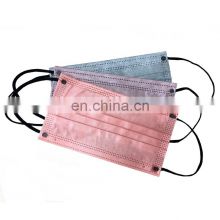 3 layer full color adjustable ear different color face mask colorful disposable face mask wholesale medical face mask