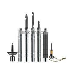 Multi Function Survival Portable Travel Aluminium Multitool Sticks Long Foldable Trekking Pole thumbnail-2