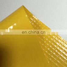 610 gsm tela de poliéster laminada con vinilo resistente al agua y anti-UV de alta resistencia, lona de asfalto fundido por calor laminada con PVC thumbnail-2