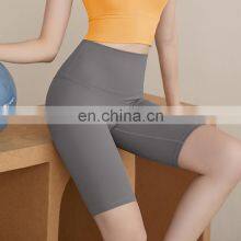 Lulu Factory in Europe and the Feeling of Naked Yoga Clothing Female in Cycling Shorts Pants Tight Render Speed Dry Running Exer thumbnail-2