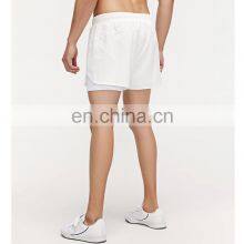 Quick Dry Custom Marathon Running Training Wear 2 In 1 Drawstring Outdoor Basketball Fitness Gym Sports Shorts Jogging For Men thumbnail-5