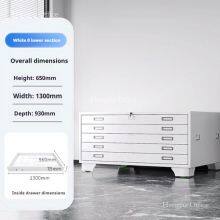 Blueprint Plan Cabinet | A0-A4 Size Compatible | Bottom Roller Design | Government Building Department thumbnail-3