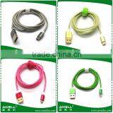 Logo Light Customized High Quality Colorful 5Pin Micro USB Cable For Android Data Cable thumbnail-2