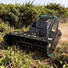 Vigorun Tech MTSK1000 Robot Grass Cutter Automatic Caterpillar 764CC Gasoline Engine Forstmulcher Forestier thumbnail-2