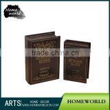Antique Design MDF Material Handmade Professional Book Shape Box thumbnail-1
