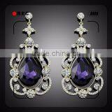 Alloy Jewelry Copper Brass Plating Gold Silver Fashion Earring thumbnail-1