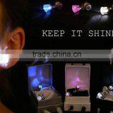 Bling LED Ear Studs Ring Shinning Light thumbnail-5