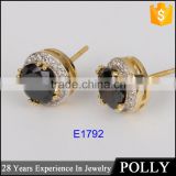 Fashion 925 sterling silver diamond or zircon jewelry wholesale earrings