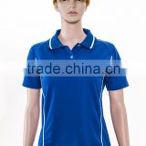 trade assurance women customized full sublimation printing t-shirt polo