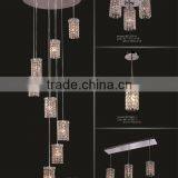 Modern Many Arms Chandelier White thumbnail-1