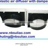 Plastic Air Diffuser With Damper thumbnail-1