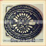 Vintage Fashion Oval and Round Customized Antique Bronze Metal Plate-style Belt Buckle With Complicated Pattern thumbnail-3