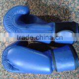 Professional Style Blue PU Leather Boxing Training Gloves thumbnail-3
