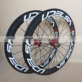18K Matte Carbon Clincher Wheels UDELSA U60 Wheels F20H R 24H thumbnail-1