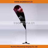 Good Quality Supermarket Teardrop Hang Banner Stand thumbnail-1