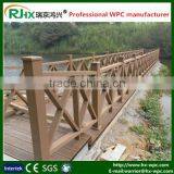Wood Plastic Composite Decking in Garden Buildings With Anti-uv and Termites Resistant