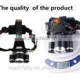 2015 Lastest Rechargeable 3LED Head Torch With 4 Modes Outdoor Lighting 3T6 LED Headlamp thumbnail-3