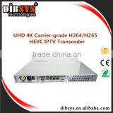 8Ch 4k Hevc/h.265 Transcoder_Small To Mid Size Broadcast Iptv System Digital Headend for Multiple System Operators