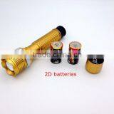 1W Powerful Led Zoom Adjustable Flashlight Powered by 2D Batteries thumbnail-4