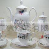 fine bone china tea set for resturant hotel