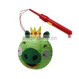 8 Inch Antique Indoor Decor Hanging Paper Chinese Lantern thumbnail-1