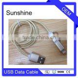 2.0 Hign Speed Colorful Double Micro Usb Data Cable thumbnail-3