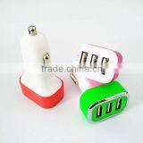 5.1a Portable Usb Car Charger 3 Usb Ports Car Charger Adapter for Smartphone thumbnail-2