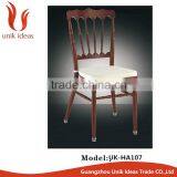 Factory Direct outdoor cheap nepoleon Wedding Chair with Cushion for Party Events