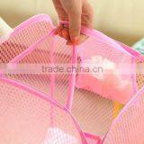 YIWU RODA Polyester Mesh Optional Multicolor Optional Folding Laundry Basket thumbnail-5