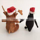 High Quality Custom Plush Christmas Toys , Promotional Gift Plush Christmas Toys thumbnail-2