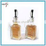 Clear Glass Fruit Vinegar Decorative Spray Sauce Bottle