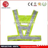 Silvery and Green Reflective Vest