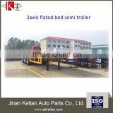 Industry Used 40T Flated Bed Semi Trailer With 3 Axles thumbnail-2