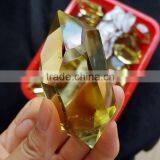 Top Quality!!! Natural Citrine Quartz Crystal Point Double Points Citrine Wand